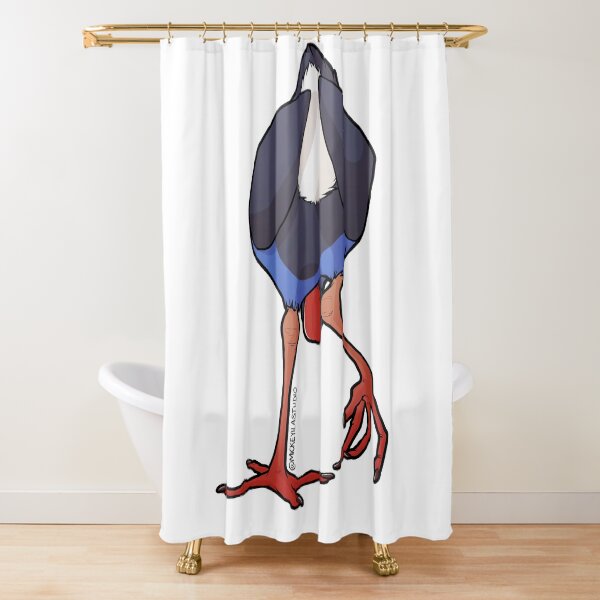 Kooky Pukeko 3 Shower Curtain