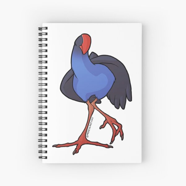 Kooky Pukeko 4 Spiral Notebook