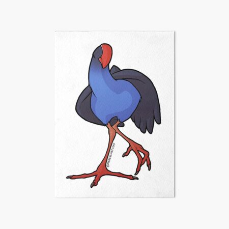 Kooky Pukeko 4 Art Board Print