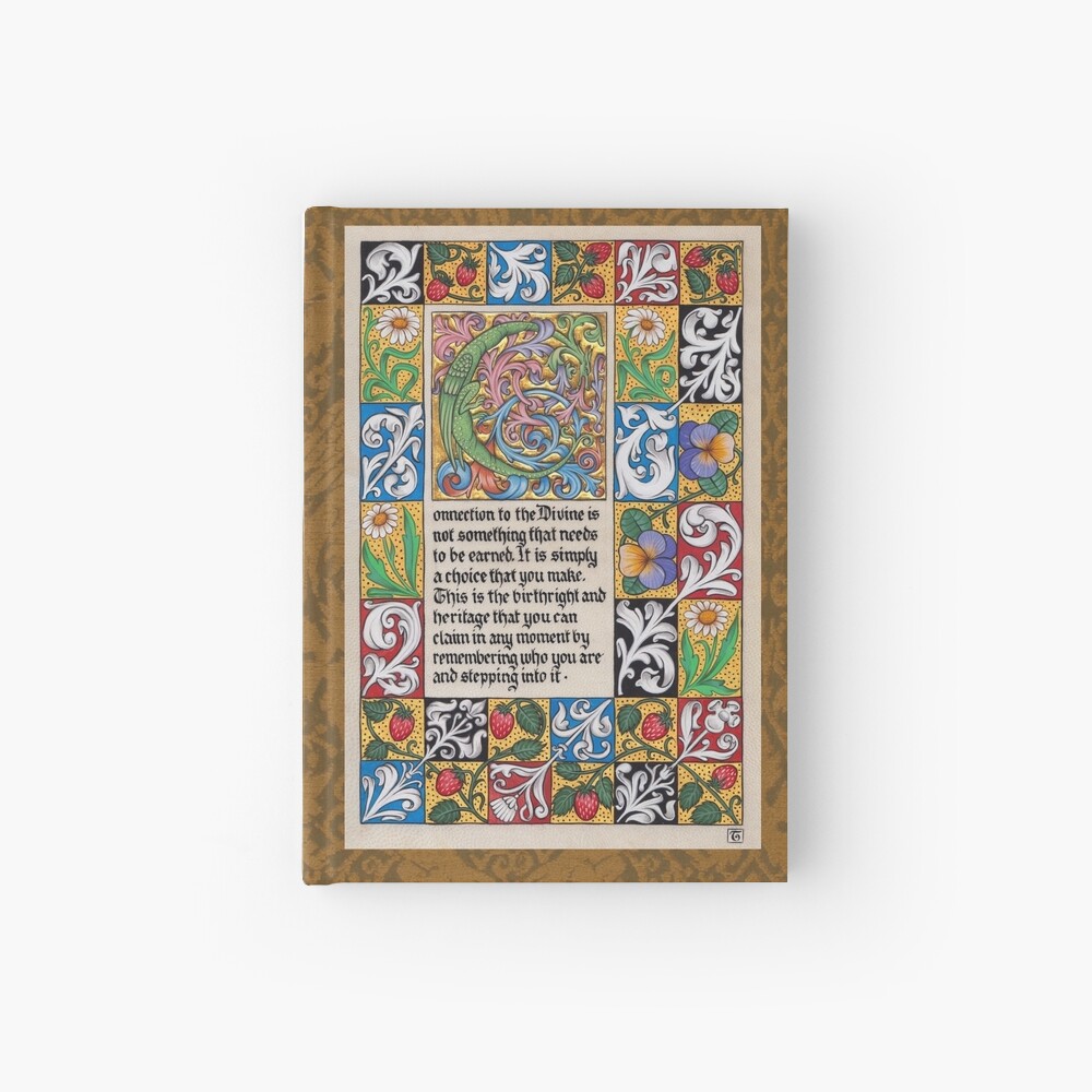 Medieval Illumination - Connection to the Divine Hardcover Journal
