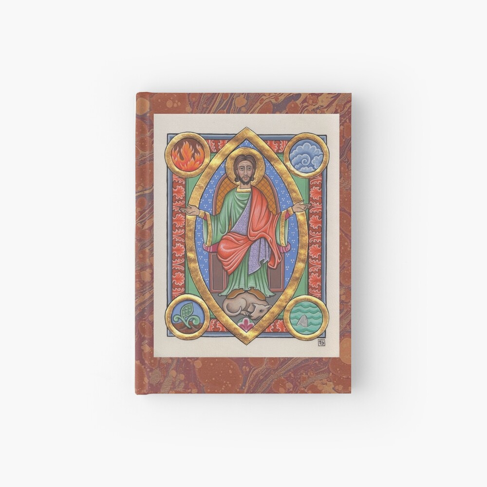 Medieval Illumination - Balancing the elements Hardcover Journal