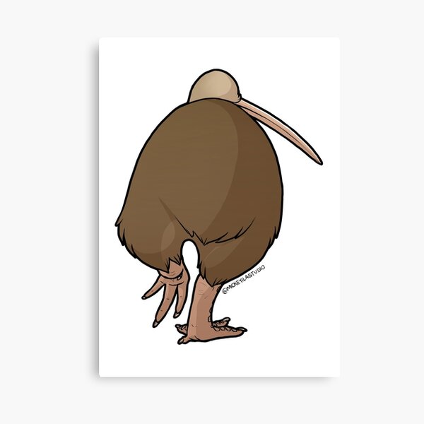 Klutzy Kiwi 1 Canvas Print