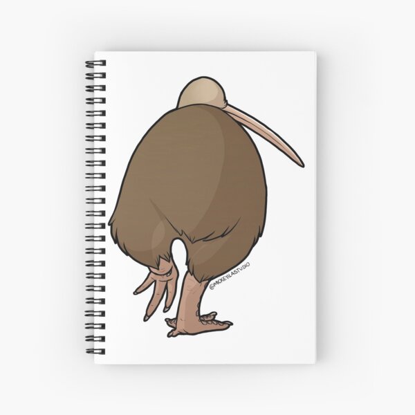Klutzy Kiwi 1 Spiral Notebook