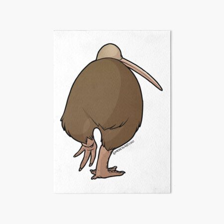 Klutzy Kiwi 1 Art Board Print