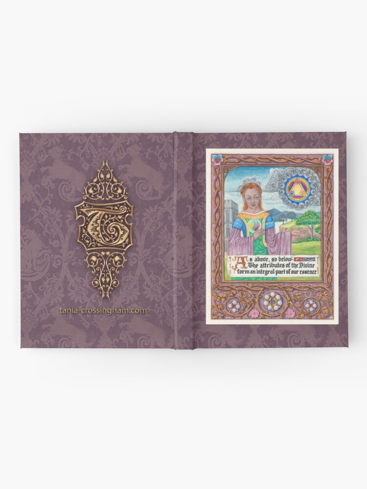 Alternate view of Medieval Illumination - As Above so Below Hardcover Journal