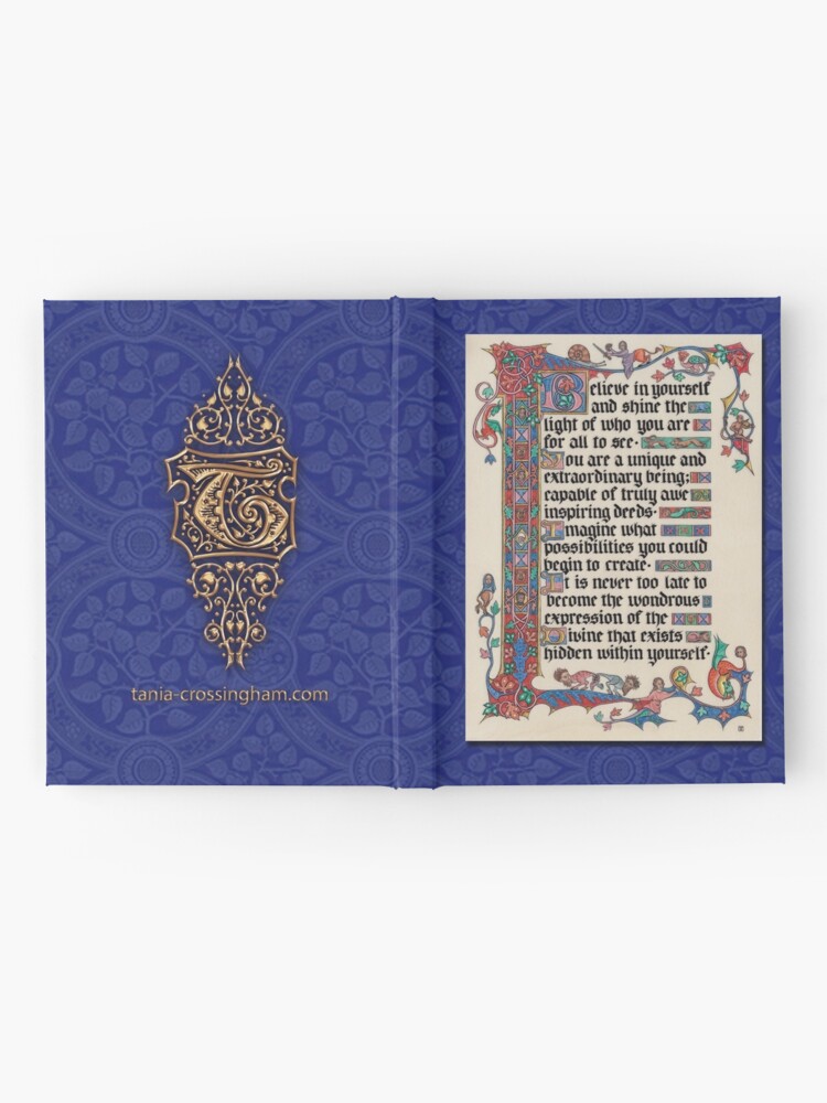 Alternate view of Medieval Illumination - Believe in yourself Hardcover Journal