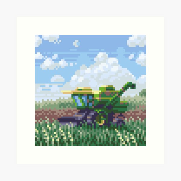 Item preview, Combine on the County Line designed and sold by Slynyrd.