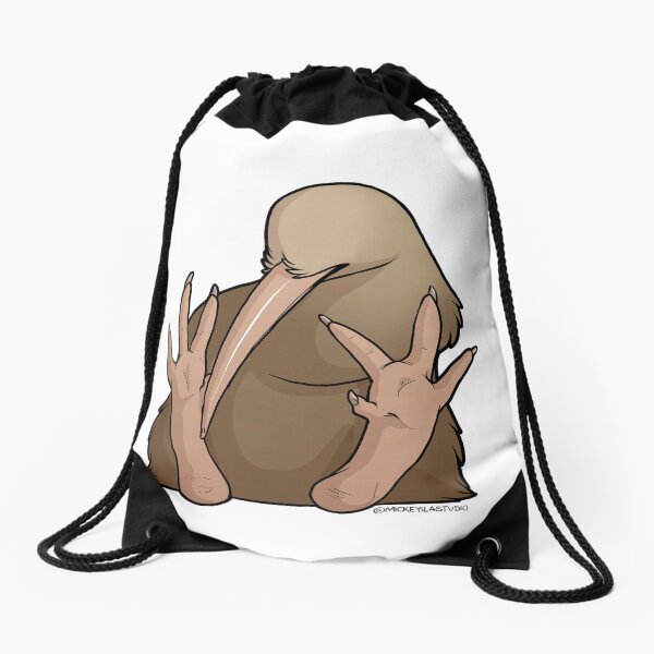 Klutzy Kiwi 3 Drawstring Bag