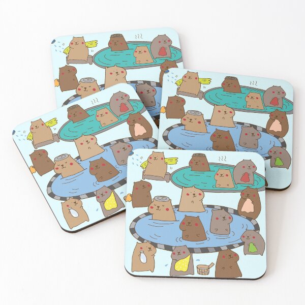 Item preview, Having a capybara ol' time  designed and sold by littleredcheeks.