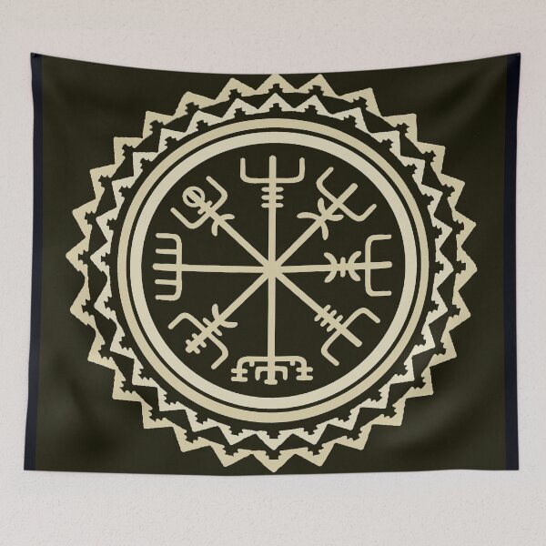 Artikelvorschau, Viking Vegvisir Schutzsymbol entworfen und verkauft von Esprit-Mystique.