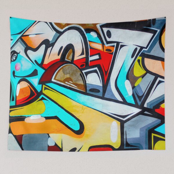 Item preview, London Souvenir Pop Art The Eye Mural Graffiti Art designed and sold by mamazita.