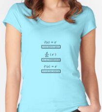 Not Very Effective Maths (Light Shirt) Women's Fitted Scoop T-Shirt