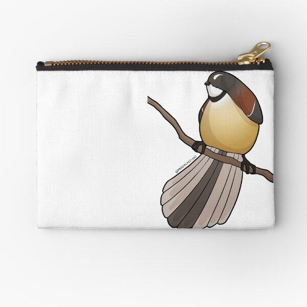 Fatty Fantail 2 Zipper Pouch