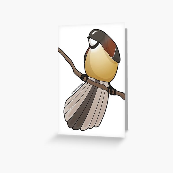 Fatty Fantail 2 Greeting Card