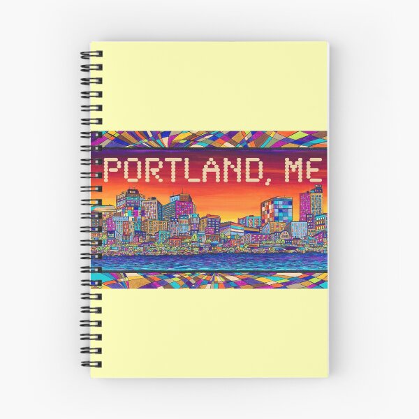 Item preview, Portland Maine City Skyline by Angela Ferrari designed and sold by ByFerrari.