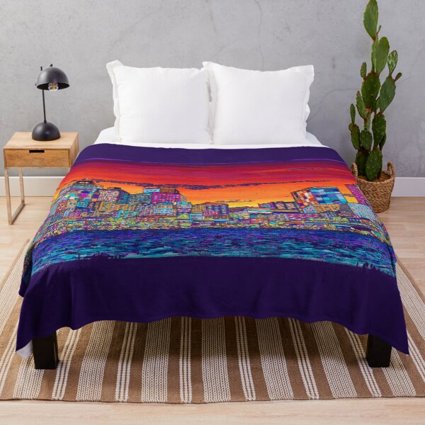 Item preview, Portland Maine City Skyline by Angela Ferrari designed and sold by ByFerrari.