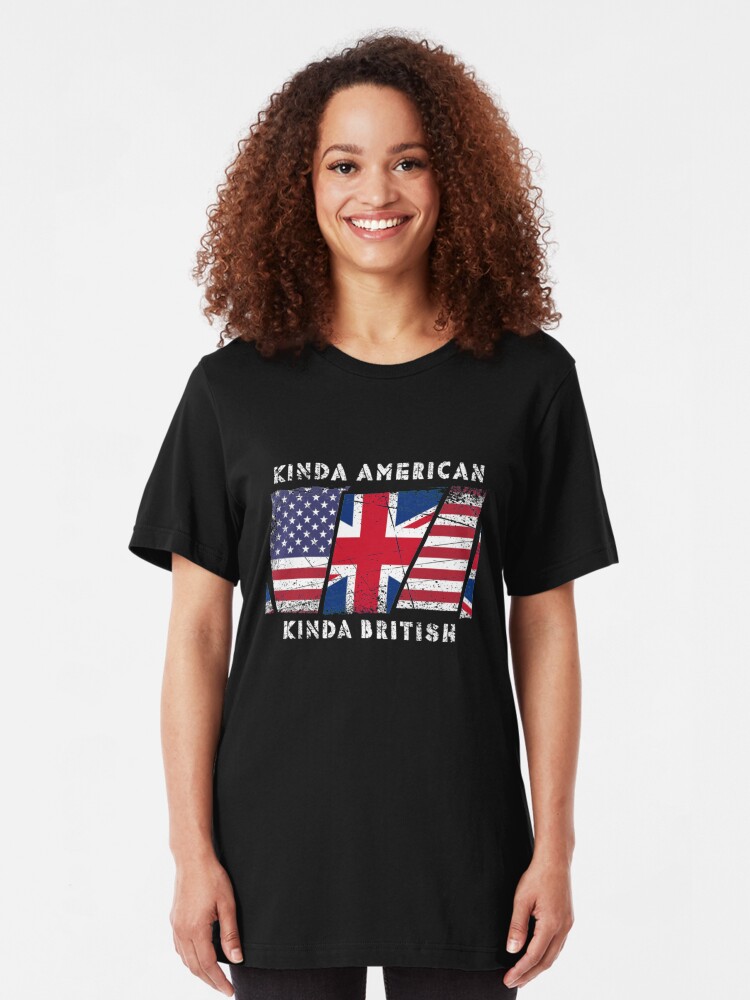 Alternative Ansicht von Kinda American Kinda British - Dual Citizenship Slim Fit T-Shirt