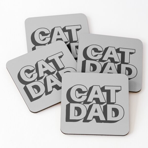 Item preview, Cat Dad - Capital Letters designed and sold by beardsandcats.