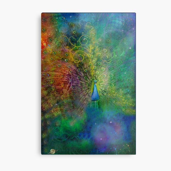 Peacock Metal Print