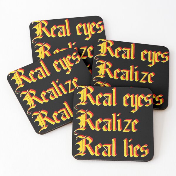 Item preview, Real eyes Realize Real Lies designed and sold by Domenico Scalise.