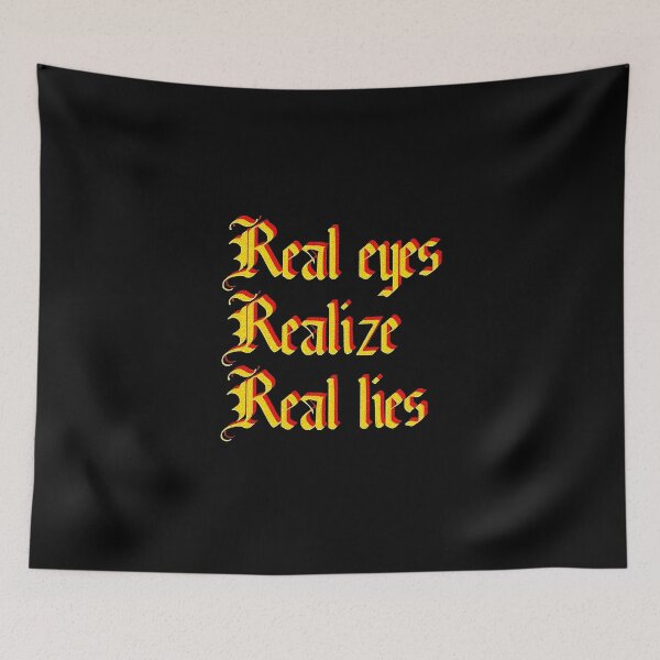 Item preview, Real eyes Realize Real Lies designed and sold by Domenico Scalise.