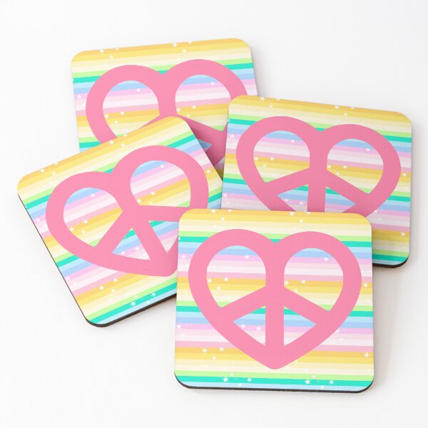 Item preview, Peace sign heart designed and sold by OkihanaShop.
