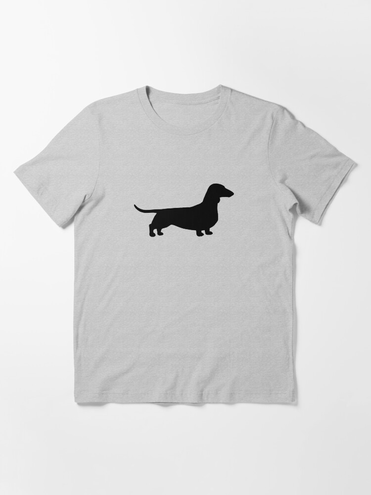Alternate view of Dachshund Dog Silhouette(s) Essential T-Shirt