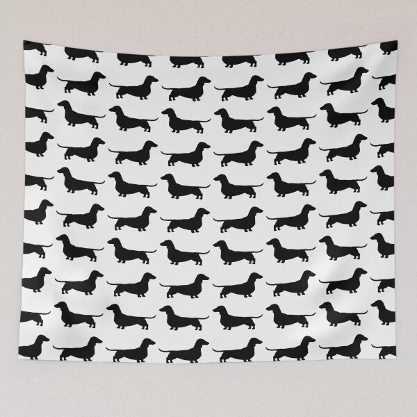 Item preview, Dachshund Dog Silhouette(s) | Smooth Coated Wiener Dog designed and sold by Jenn Inashvili.