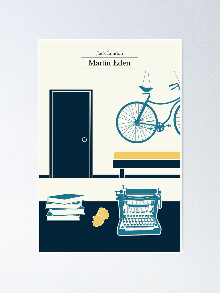 Alternate view of Martin Eden's room - 3 colors Poster