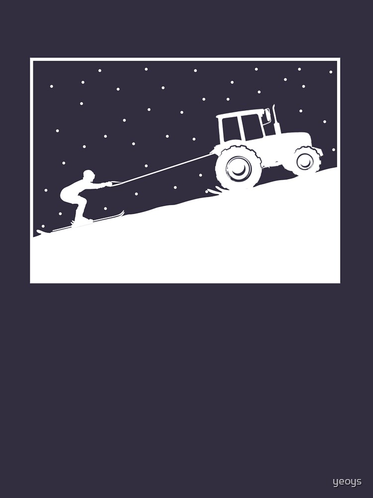 Tractor Skiing - Funny Ski von yeoys