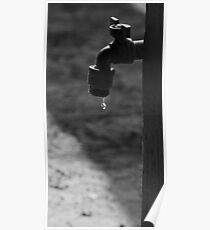 Drip BW Poster