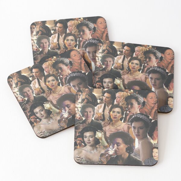 Item preview, Princess Margaret the crown coasters designed and sold by alebla05.