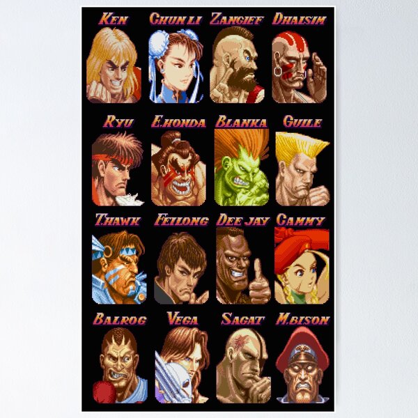 Street Fighter - Guile Poster for Sale by Xanderlee7