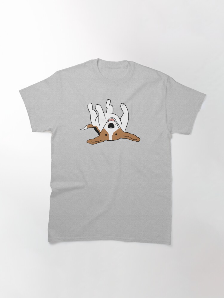 Thumbnail 3 of 7, Classic T-Shirt, Care-Free Beagle designed and sold by ShortCoffee.