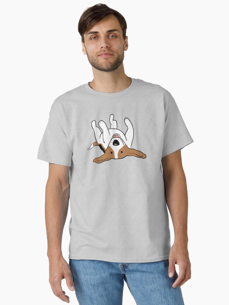 Thumbnail 2 of 7, Classic T-Shirt, Care-Free Beagle designed and sold by ShortCoffee.