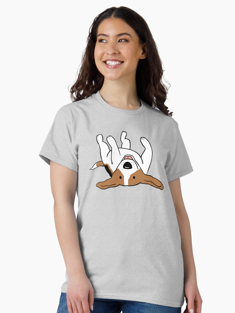 Thumbnail 1 of 7, Classic T-Shirt, Care-Free Beagle designed and sold by ShortCoffee.