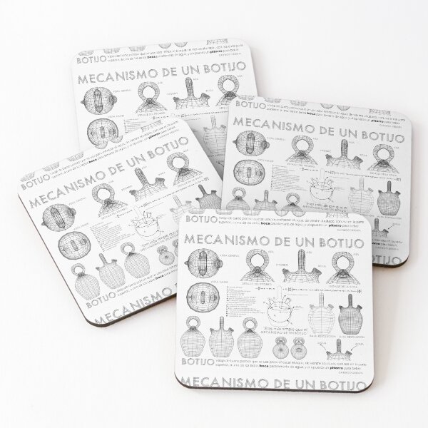 Item preview, Botijo Blueprint B&W designed and sold by Cariboo Design.