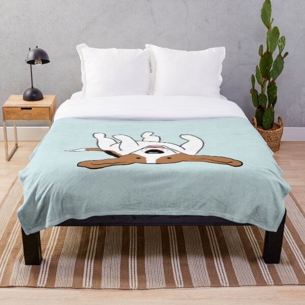 Care-Free Beagle Throw Blanket