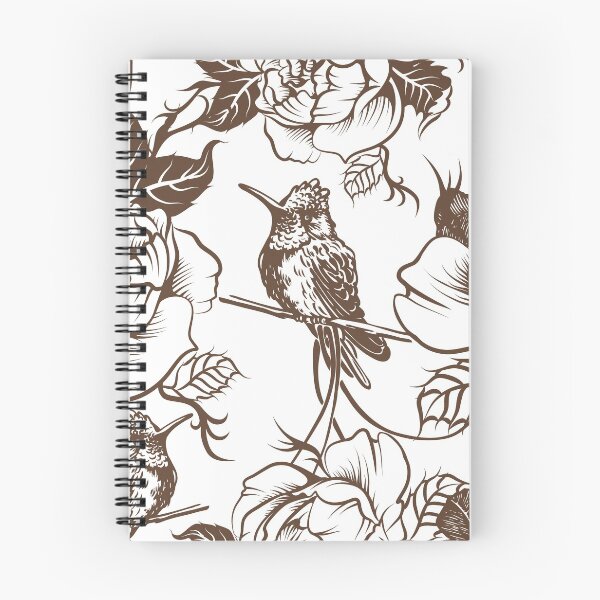 Item preview, Vector seamless wallpaper pattern with birds and flowers designed and sold by ativka.