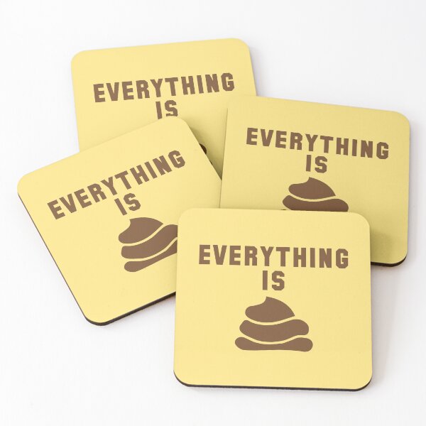 Item preview, Everything is SHIT (poop) designed and sold by jazzydevil.