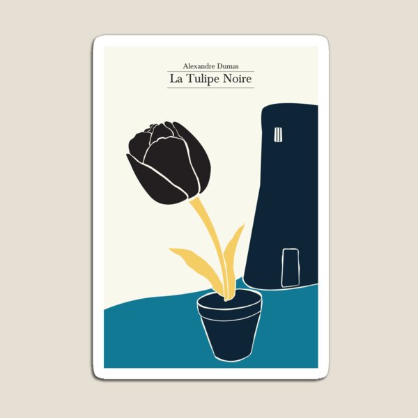 The Black Tulip - 3 colors Magnet