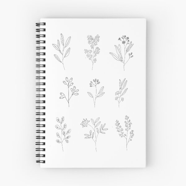 Item preview, Flower Drawing Sticker Pack designed and sold by Alyssa Mio.