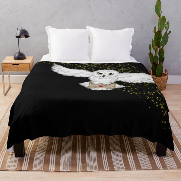 Item preview, Owl Flight Throw Blanket  designed and sold by ShenaLeonard.