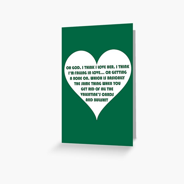Ooh LaLa Romantic Message Card Love Heart Pink Retro