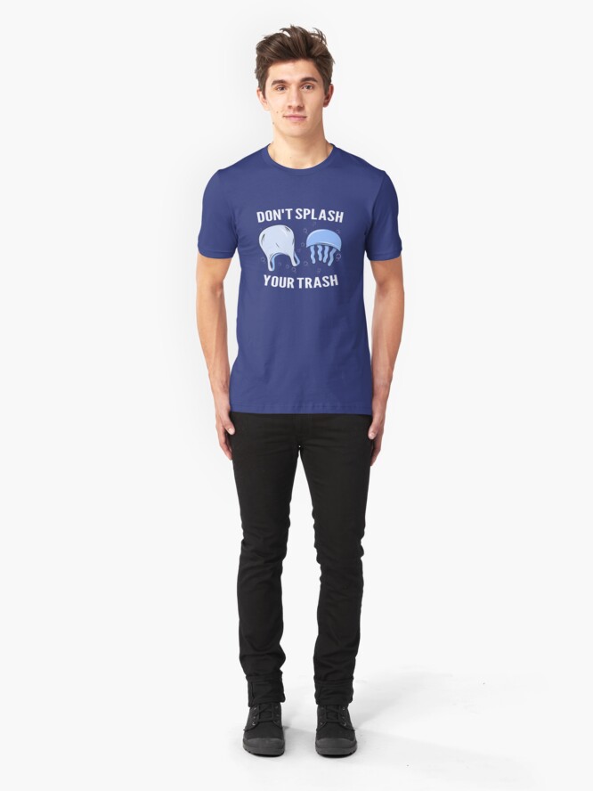 Alternative Ansicht von Don't Splash Your Trash - Save The Oceans Slim Fit T-Shirt