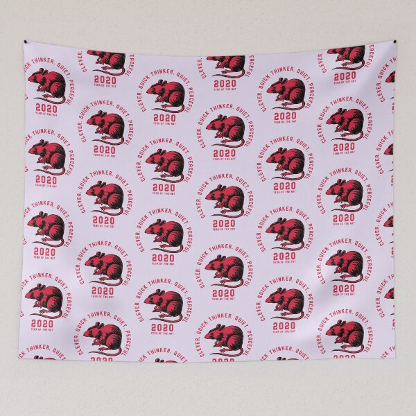Item preview, Year of the Rat Happy New Year 2020 T-shirt and Apparel designed and sold by TonTomDesignz.