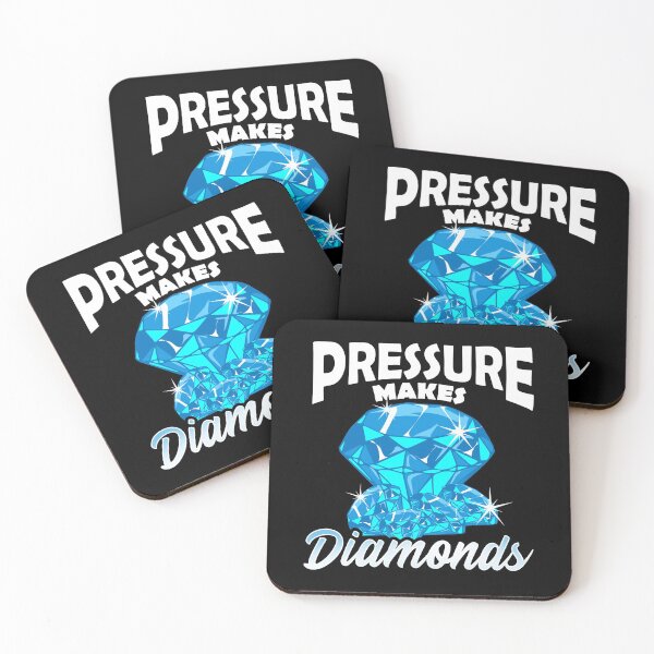 Item preview, Cute Pressure Makes Diamonds Motivational Hustle designed and sold by perfectpresents.