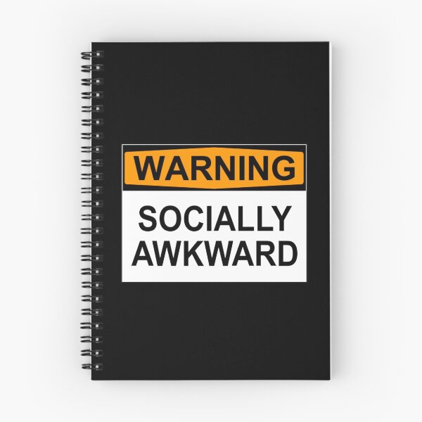 Item preview, WARNING: SOCIALLY AWKWARD designed and sold by Rob Price.