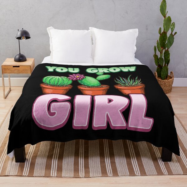 Item preview, You Grow Girl Gardening Pun Planting Succulents designed and sold by perfectpresents.