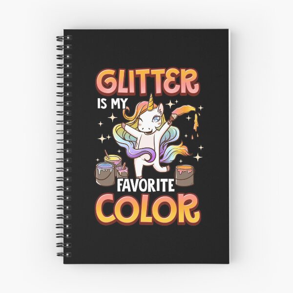 Item preview, Glitter Is My Favorite Color Unicorn Rainbow Paint designed and sold by perfectpresents.